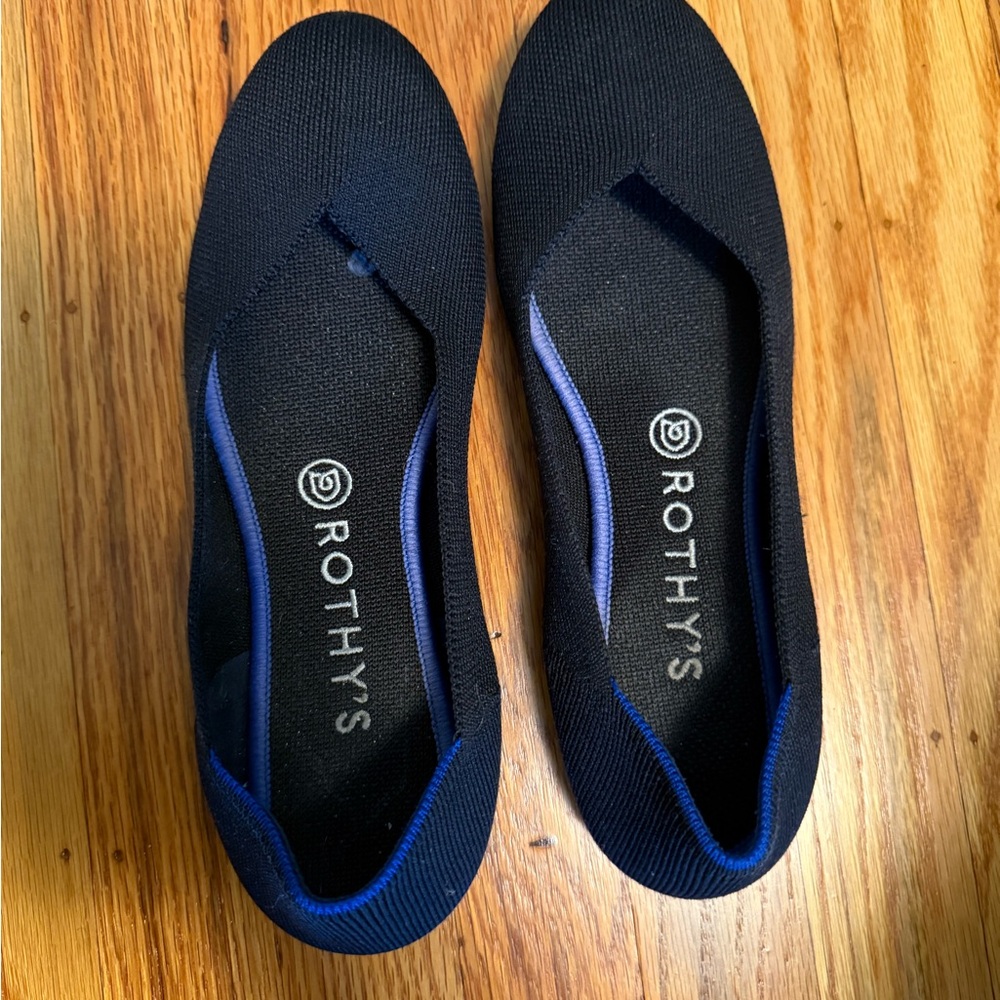 Rothy’s “The Flat” in Black.